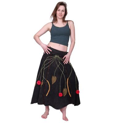 Dlouhá hippie sukně s výšivkou Gandhali Nepal
