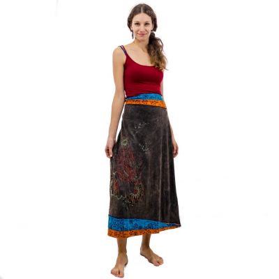 Dlouhá vyšívaná etno sukně Bhamini Akar | S/M, M/L, XL