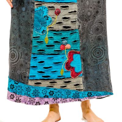 Dlouhá vyšívaná etno sukně Ipsa Awan