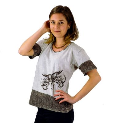 Dámské tričko s krátkým rukávem Sudha Kelabu Nepal