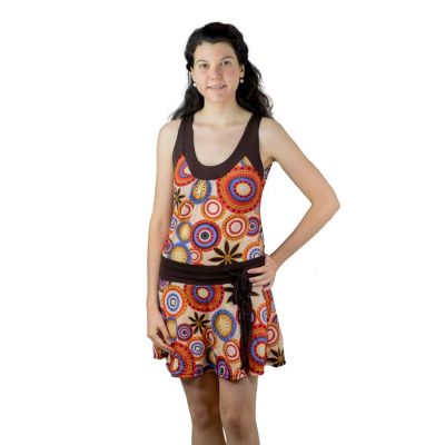 Etno šaty s mandalami Yanisa Kosum | UNI (odpovídá S/M)