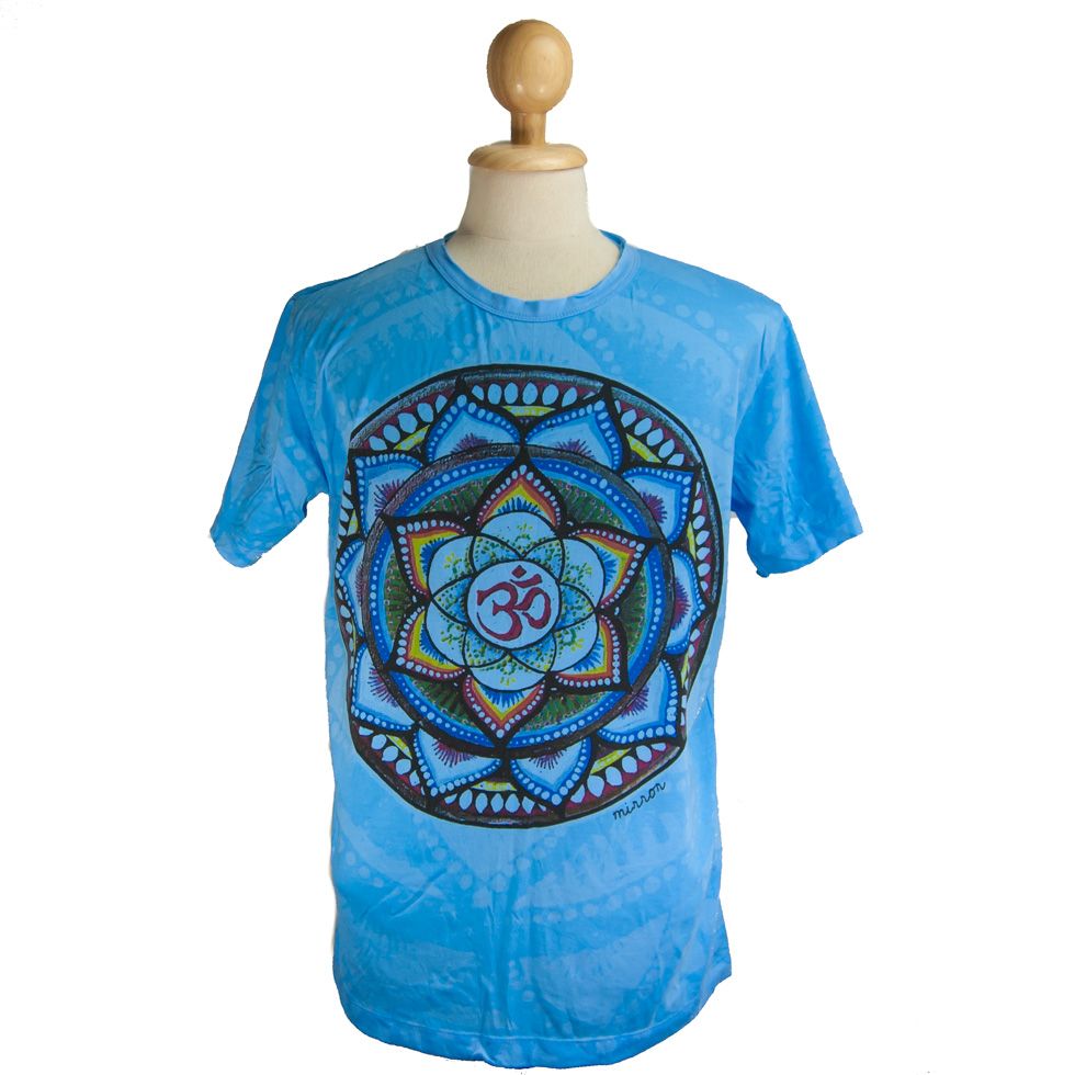 Tričko značky Mirror - Holy Lotus Blue