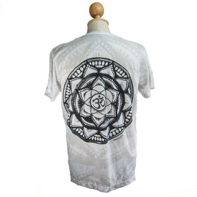 Tričko značky Mirror - Holy Lotus White