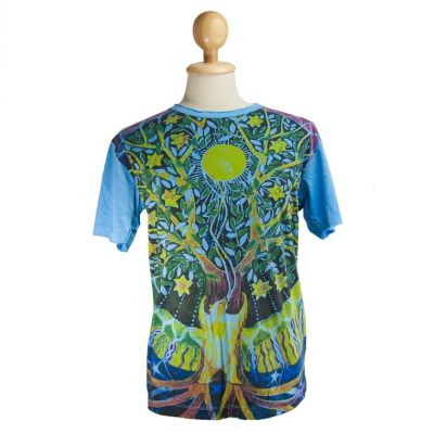 Tričko značky Mirror - Magical Tree Blue Thailand