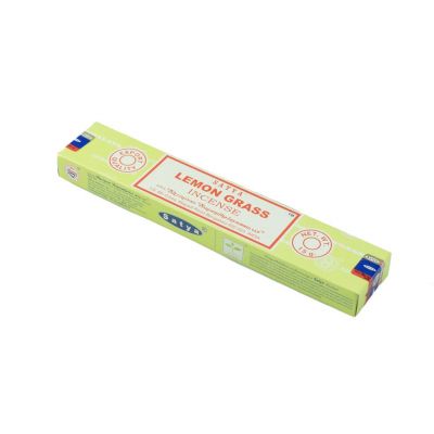 Vonné tyčinky Satya Lemon Grass | Krabička 15 g, Balení 12 krabiček za cenu 10