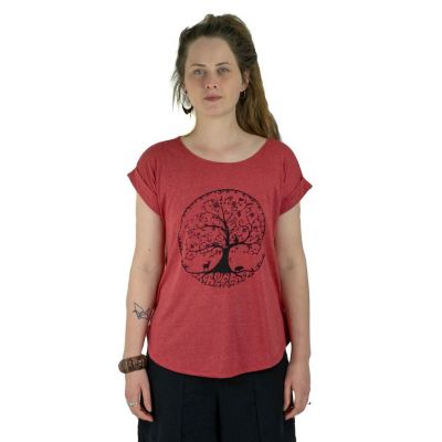 Dámské tričko s krátkým rukávem Darika Beauty of Wildlife Red | S/M 