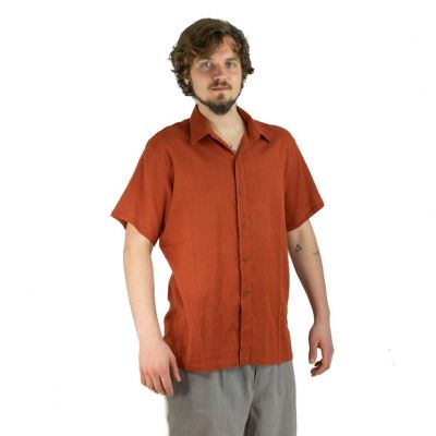 Pánská košile s krátkým rukávem Jujur Orange Thailand