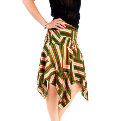 Cípatá sukně s elastickým pasem Malai Setrip Thailand