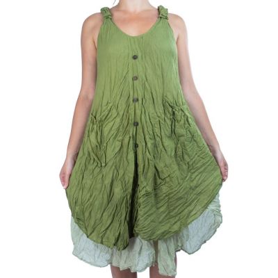 Jednobarevné šaty Nittaya Green Thailand