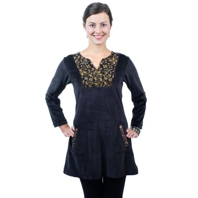 Sametové šaty Kareen Hitam | S, M, L, XL