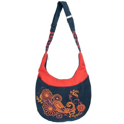 Orientální kabelka s kytičkami Bunga Darah Nepal