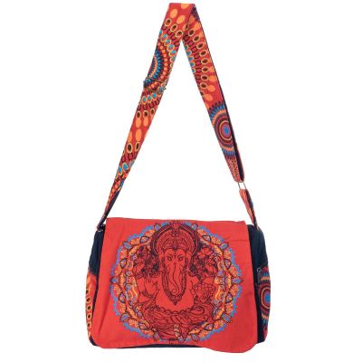 Etno taška s bohem Ganéšou – Ganesh Red