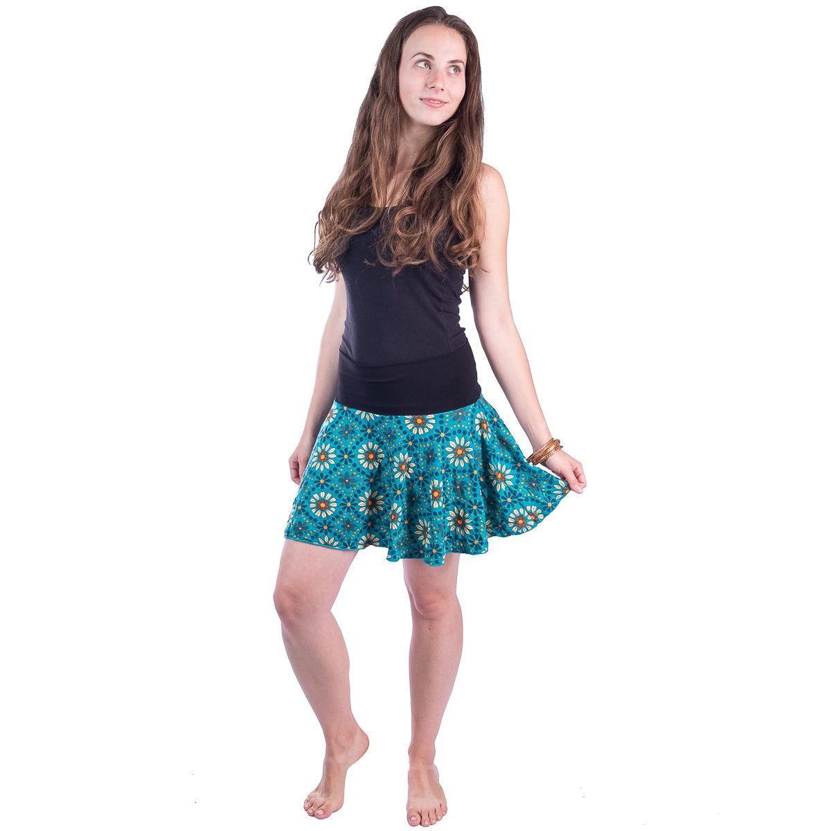 Kolová mini sukně Lutut Kaori Thailand