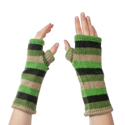 Vlněné bezprstové rukavice Lopika Spruce