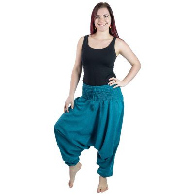 Modré turecké kalhoty harémky Pirus Jelas Nepal