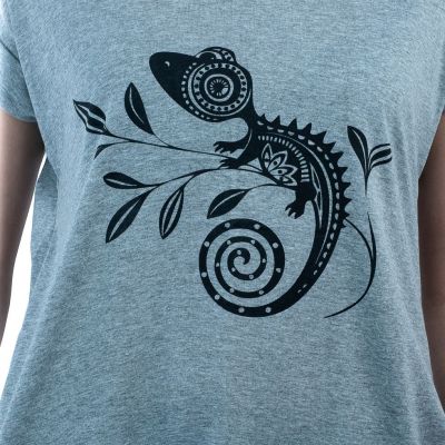 Dámské tričko s krátkým rukávem Darika Chameleon Grey Thailand