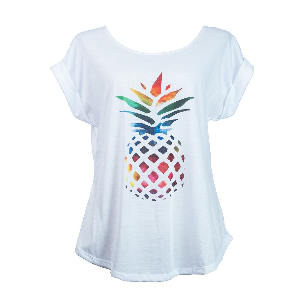 Dámské tričko s krátkým rukávem Darika Pineapple Thailand