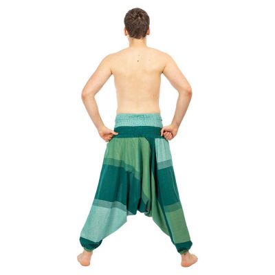 Harémové kalhoty Telur Green Nepal