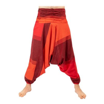 Harémové kalhoty Telur Red Nepal