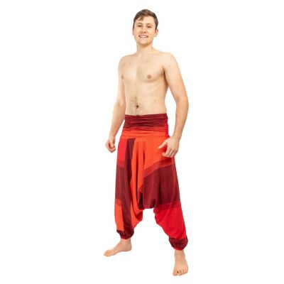 Harémové kalhoty Telur Red Nepal