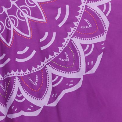 Cípatá etno sukně s elastickým pasem Tasnim Purple Nepal