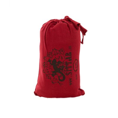 Bavlněné oblečení na jógu Dvojité dordže a Čakry – červené - - set top + legíny S/M Nepal