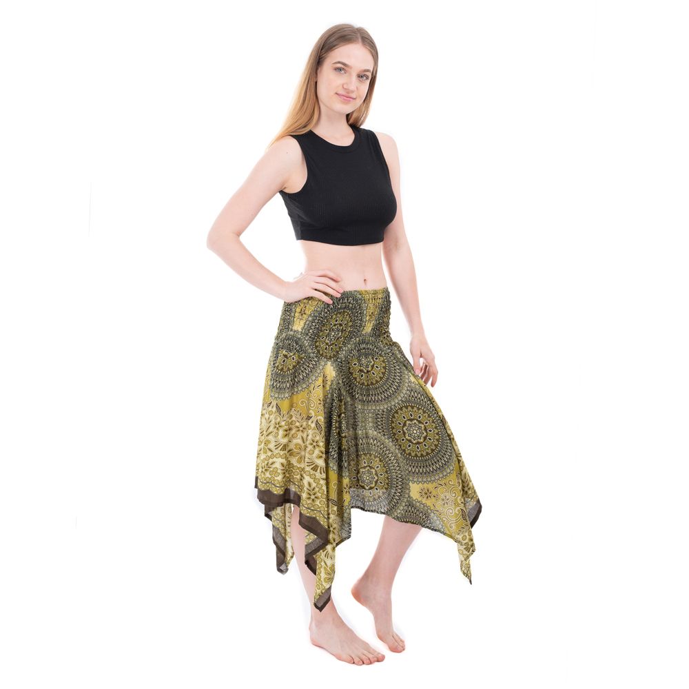 Cípatá sukně / šaty s elastickým pasem Malai Jimin Thailand