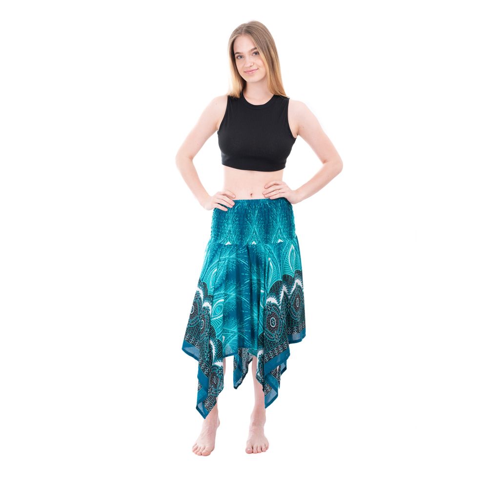 Cípatá sukně / šaty s elastickým pasem Malai Khadija Thailand