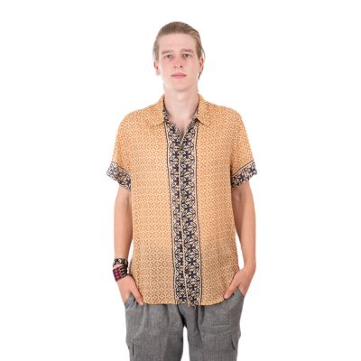 Indická pánská etno košile Kabir Kuning | M, L, XL, XXL