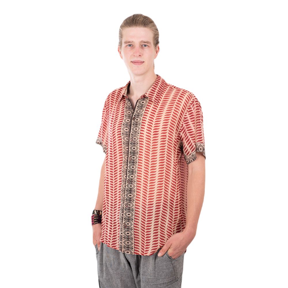 Indická pánská etno košile Kabir Merun India