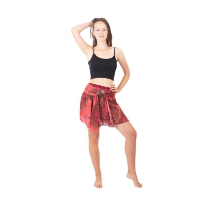 Etno mini sukně s kokosovou sponou Kenari Darah Thailand