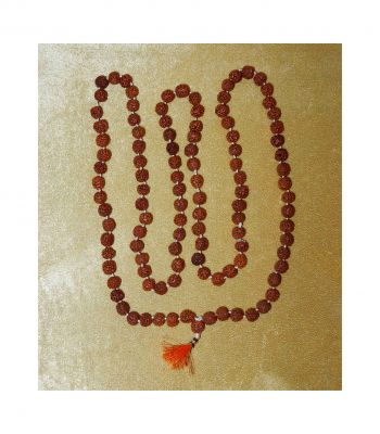 Modlitební korálky Mála Rudraksha