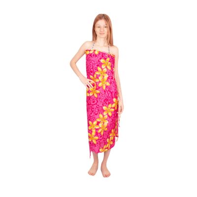 Sarong / pareo / plážový šátek Narcissus Pink Thailand