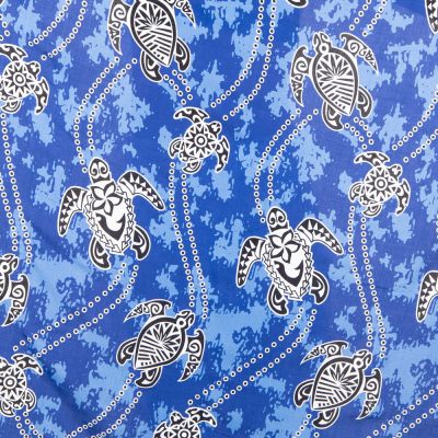 Sarong / pareo / plážový šátek Turtles Blue Thailand