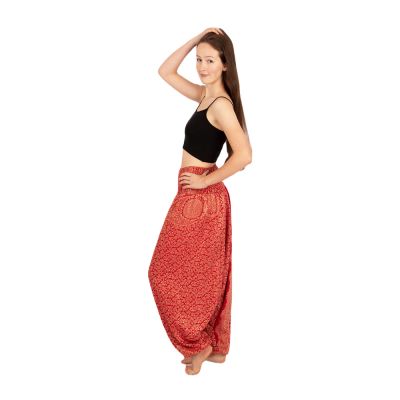 Teplé akrylové turecké kalhoty Damini Red India