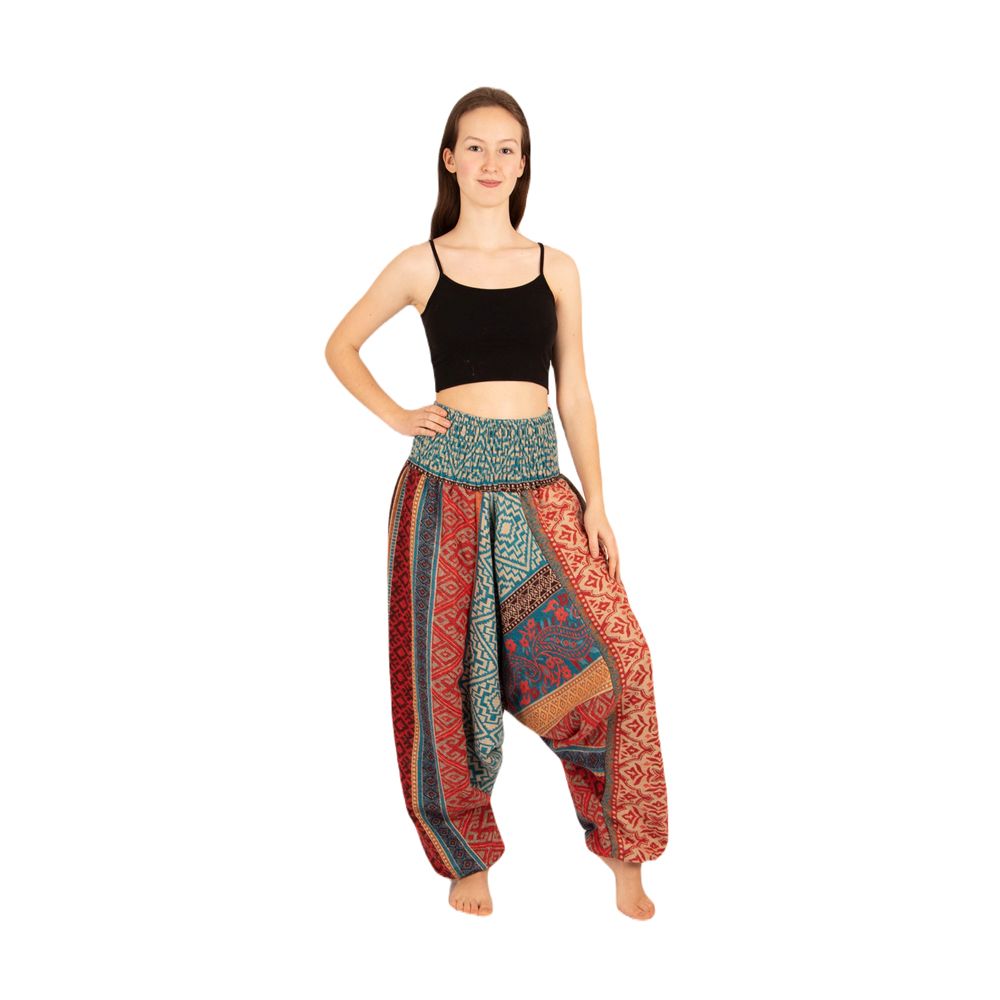 Teplé akrylové turecké kalhoty Jagrati Vayu India