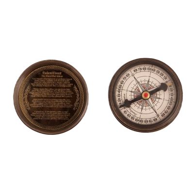 Mosazný retro kompas Marine Pocket Compass 1920 India