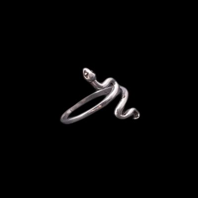 Prsten z německého stříbra Grass Snake 2