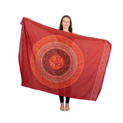 Sarong / pareo / plážový šátek Shantay – červený