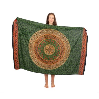 Sarong / pareo / plážový šátek Shantay – zelený