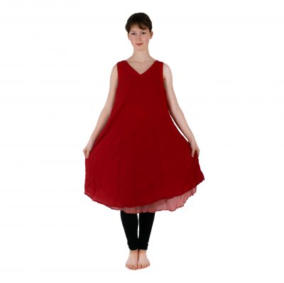 Červené letní šaty Dahlia Red | UNI