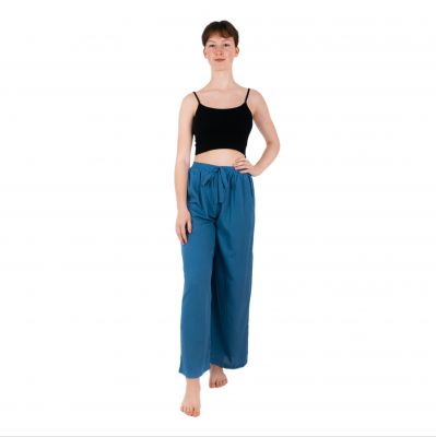 Jednobarevné kalhoty Sarai Cobalt blue | UNI