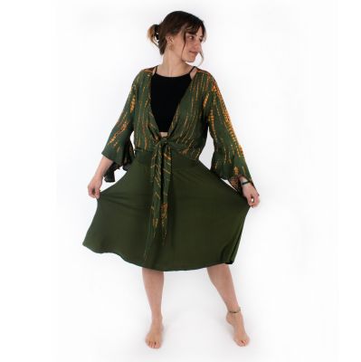 Khaki zelená midi sukně Panitera Khaki Thailand