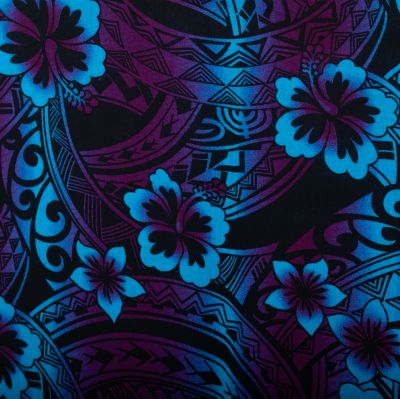 Sarong / pareo / plážový šátek Sibyl – modrý-fialový Thailand