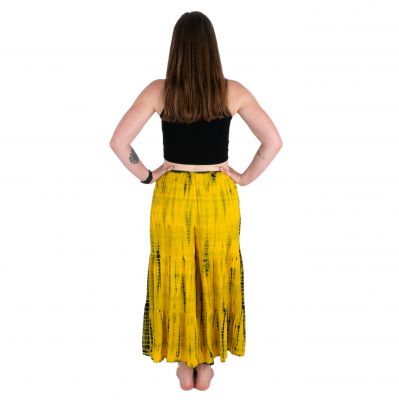 Batikovaná kalhotová sukně Yana Yellow Thailand