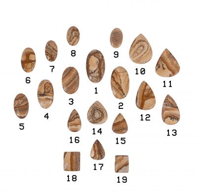 Broušený polodrahokam - Jaspis Obrázkový | 1, 2, 3, 4, 5, 6, 7, 8, 9, 10, 11, 12, 13, 14, 15, 16, 17, 18, 19