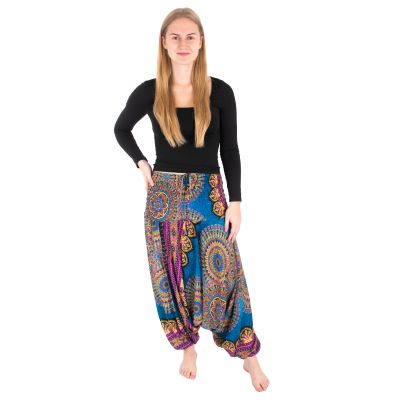 Harémové kalhoty s mandalami Tansanee Bishara Thailand