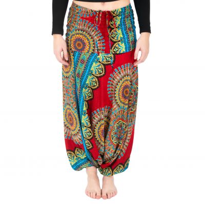 Harémové kalhoty s mandalami Tansanee Mandere Thailand