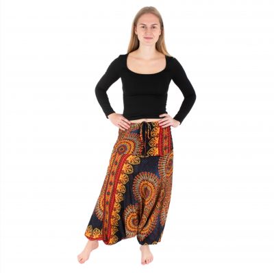 Harémové kalhoty s mandalami Tansanee Shaila | UNI (S/M), L/XL