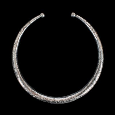 Etno náhrdelník z německého stříbra Persephona